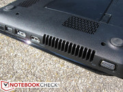 Wie üblich befindet sich der Systemlüfter in der Nähe der Lüfteröffnung