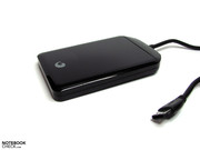 Größe und Gewicht fallen geringer aus als bei den 750 GB und 1000 GB Kollegen