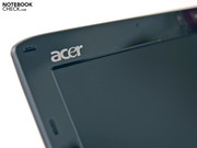 Das Acer-Logo befindet sich links über dem Bildschirm