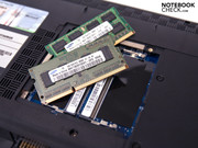 Unter der Ersten befinden sich 3 GByte DDR3-8500 Arbeitsspeicher