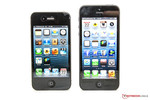 Größenvergleich: Apple iPhone 4S vs. Apple iPhone 5.
