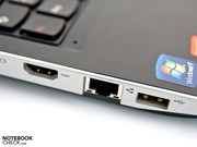 ... ein HDMI-Port, RJ-45 und ein USB-2.0-Anschluss