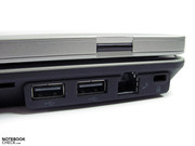 Insgesamt 3x USB 2.0 reicht für viele Szenarien