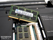 Im Inneren arbeitet bereits DDR3-8500 Arbeitsspeicher von Samsung