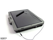 Der Stift kann gegen Verlust angekettet werden