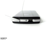 per Mini-USB wird der Akku aufgeladen oder ein Netzteil angeschlossen