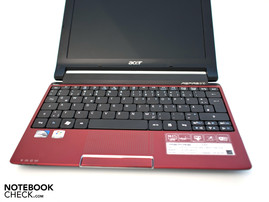Großzügige Acer FineTip-Tastatur.