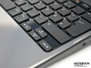 Die Chiclet-Tastatur kann durch ein rudes und hervorstehendes Layout überzeugen.