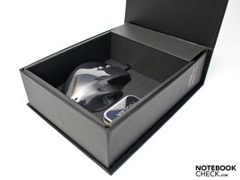 Die schlichte Verpackung wirkt hochwertigt und lässt tief blicken.