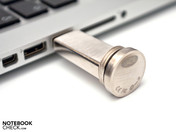 Der USB-2.0-Anschluss ist recht flott