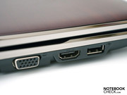 Ein moderner HDMI-Port für hochauflösendes Material darf nicht fehlen.