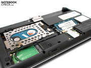 Neben der 2,5-Zoll-Festplatte lässt sich der RAM austauschen.