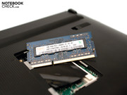 2 GByte DDR3-10600S-RAM sind die obere Grenze der Möglichkeiten.