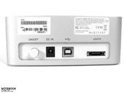 USB 2.0 findet man an jedem Notebook, eSata bietet sehr gute Übertragungsraten