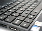 Die Chiclet-Tastatur bietet ein gutes Gefühl beim Tippen und ...