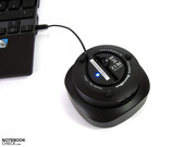 die blaue bei der Soundausgabe