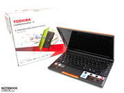 Im Test: Toshiba NB550D-10H Netbook, zur Verfügung gestellt von Notebook.de