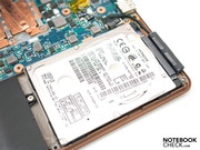 Ab Werk bietet Lenovo 250 GByte Festplattenspeicher von Hitachi.