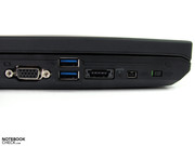 USB 3.0, eSata und Firewire 400 ergänzen die USB 2.0 Schnittstelle