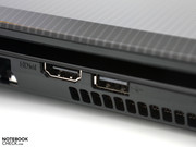 Ein HDMI-Ausgang (Revision 1.3) ist an Bord. USB 3.0 leider nicht.