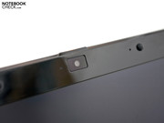 Die Webcam mit 0,3 Megapixeln genügt für Gespräche via Skype.