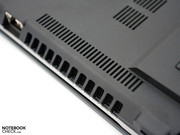 Warme Luft Adieu - Der Luftauslass ist erfreulich groß dimensioniert.