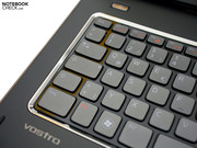 Großzügiges Chiclet-Style Keyboard mit angenehmen Feedback.