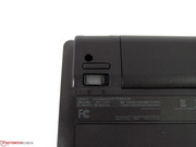 Standfüße am Gerät sorgen auch für Stabilität bei entnommenem Akku