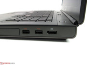 eSata, USB 3.0. Displayport, HDMI und viele mehr bieten ein breites Einsatzspektrum