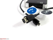 Passende Kabel befinden sich im Lieferumfang