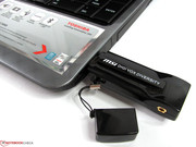 Breite USB Erweiterungen blockieren benachbarte Ports.