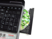 Je nach eingelegtem Medium kann der DVD-Brenner schon mal ungewöhnliche Geräusche von sich geben.