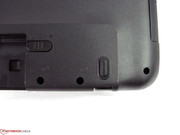 Separate Standfüße sorgen auch mit entferntem Akku für einen sicheren Stand.