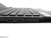 Die Schnittstellenausstattung ist zwar nicht üppig, aber dennoch praxistauglich ausgefallen.