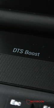 Die Lautsprecher haben zwar eine DTS-Lizenz...