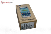 Das Samsung Galaxy Express gibt sich ökologisch...