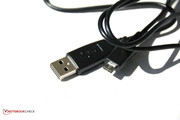 Das micro-USB-Kabel dient der Verbindung mit dem Computer.