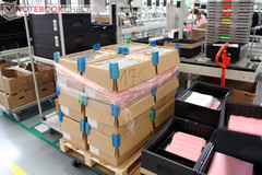 Hier steht bereits ein Block mit Bausätzen bereit.