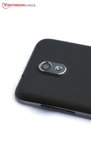 Die Kamera kann uns mit 8 Megapixeln Auflösung, ...