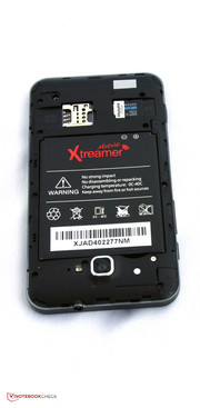 9,17 Wattstunden kann der Akku leisten, bei dem hohen Idle-Verbrauch des Smartphones ist das auch nötig.