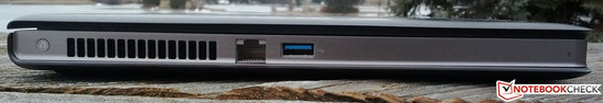 linke Seite: OneKey, RJ-45, USB 3.0