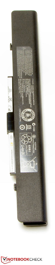 Der Akku wiegt etwa 172 Gramm...