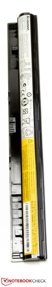 Der Akku wiegt etwa 226 Gramm...