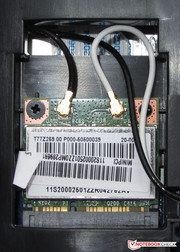 Zwei WLAN-Antennen sind vorhanden - das sieht man nicht immer.