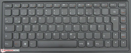 Die bekannte AccuType-Tastatur kommt zum Einsatz.
