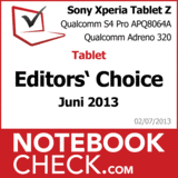Award Sony Xperia Tablet Z