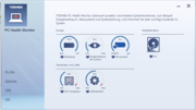 Der Health Monitor zeigt den Gesundheitszustand des Notebooks.