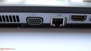 Anschlüsse sind mit 4x USB, VGA, HDMI und LAN ausreichend vorhanden.