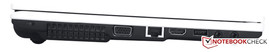 Linke Seite: 2 x Audio, USB 2.0, HDMI, RJ-45, VGA