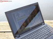 Ansicht seitlich, Sonne von hinten